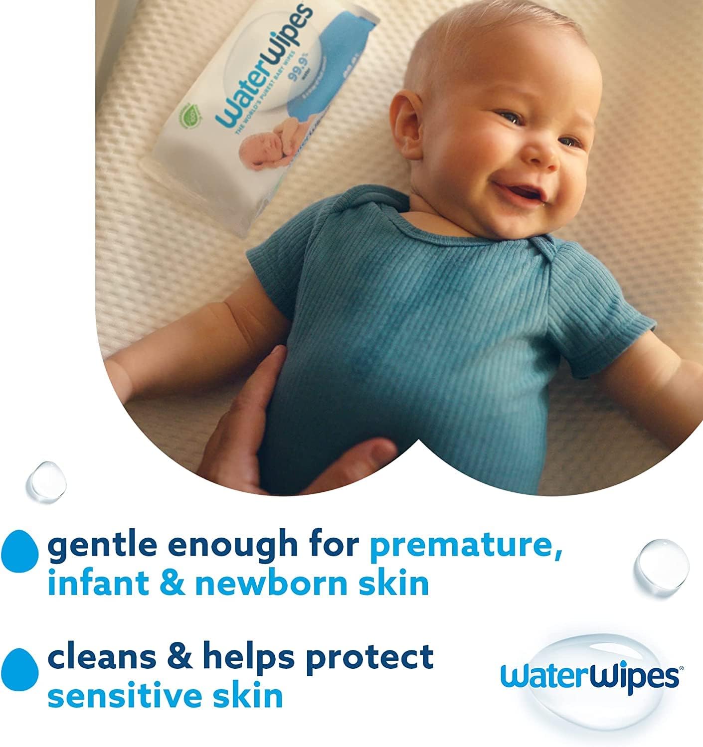 🌊 WaterWipes - Pure & Gentle Baby Wipes
