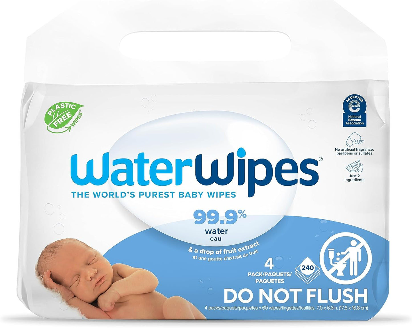 🌊 WaterWipes - Pure & Gentle Baby Wipes