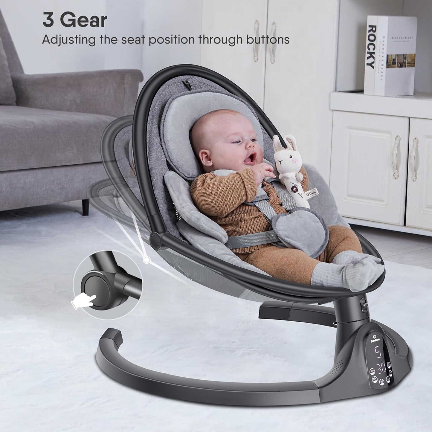 Electric Baby Swing for Tranquil Moments🤱