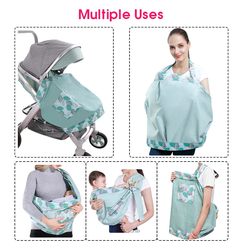 🌟 Baby Wrap Carrier 0-36M: Newborn Sling & Infant Nursing Cover 👶